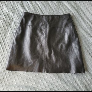 Wilsons Leather Maxima Black Leather Mini Skirt